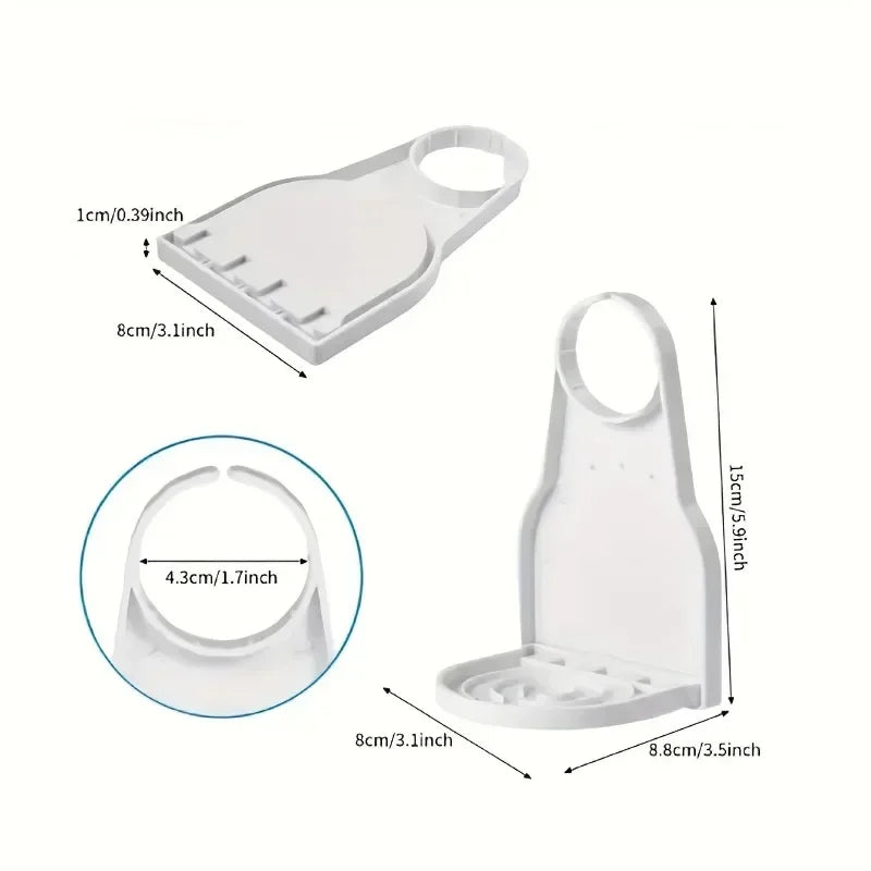 Laundry Detergent Cup Holder Clip Organizer – White Laundry Organizer Clip QXL