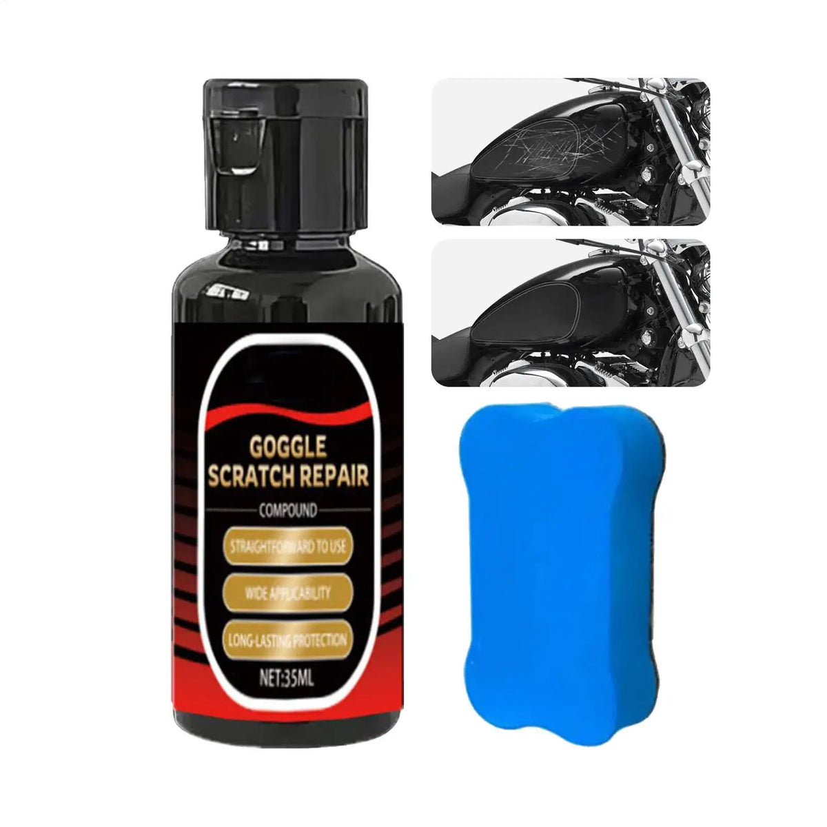 35ml Motorcycle Helmet Visor Scratch Remover & Restorer Cream Scratch Remover Cream QXL