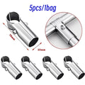 5-Pack 25mm Stainless Steel Structural Pipe Tube Connectors Pipe Tube Connectors QXL Two Way 5pcs