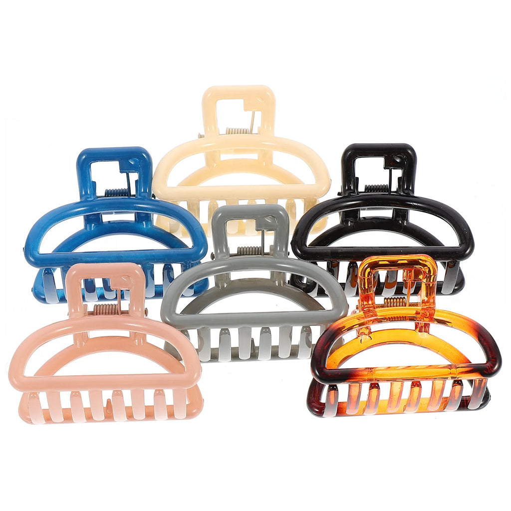 6-Pack Large Claw Clips for Women – Big Jaw Hair Barrettes Hair Claw Clips QXL Default Title