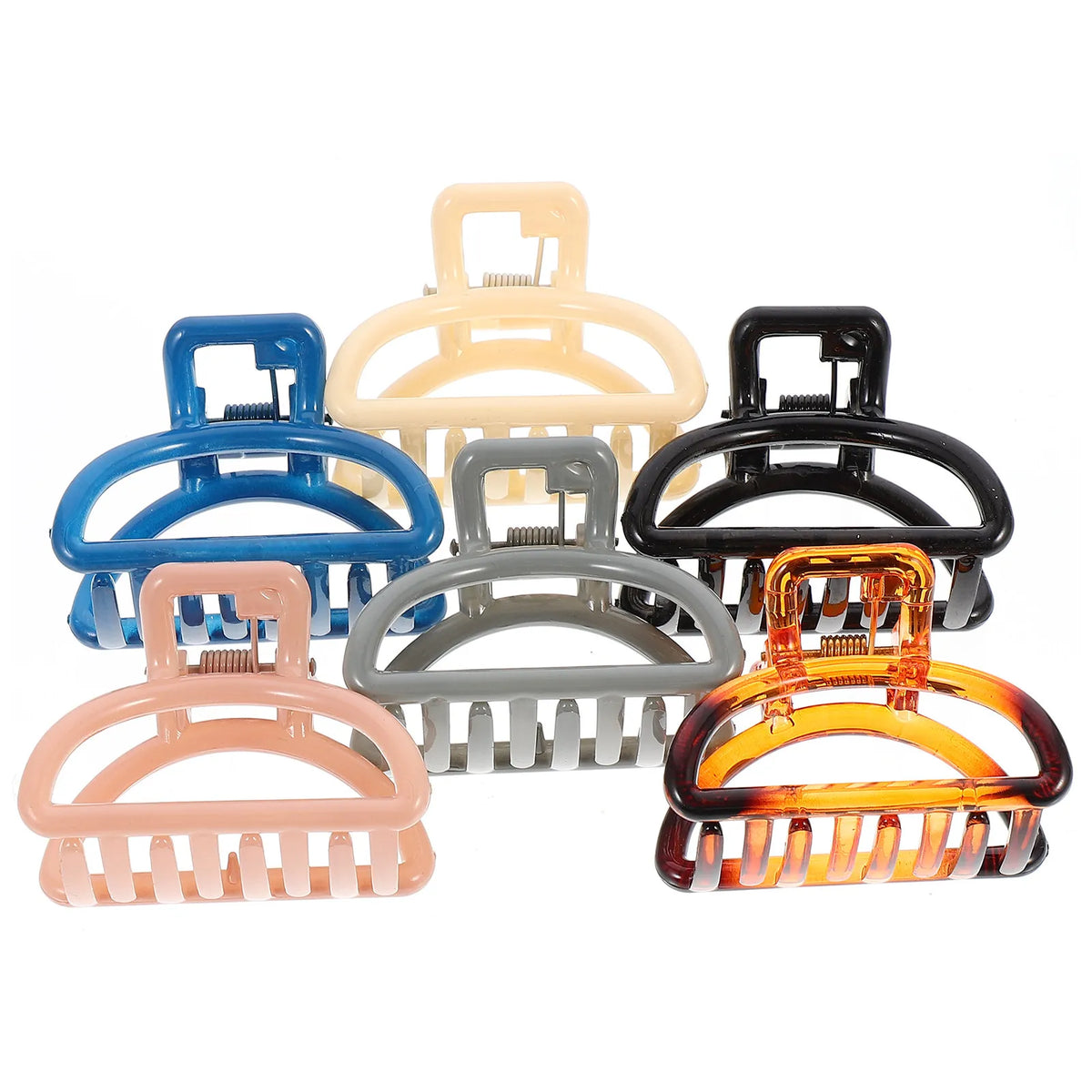 6-Pack Large Claw Clips for Women – Big Jaw Hair Barrettes Hair Claw Clips QXL Default Title