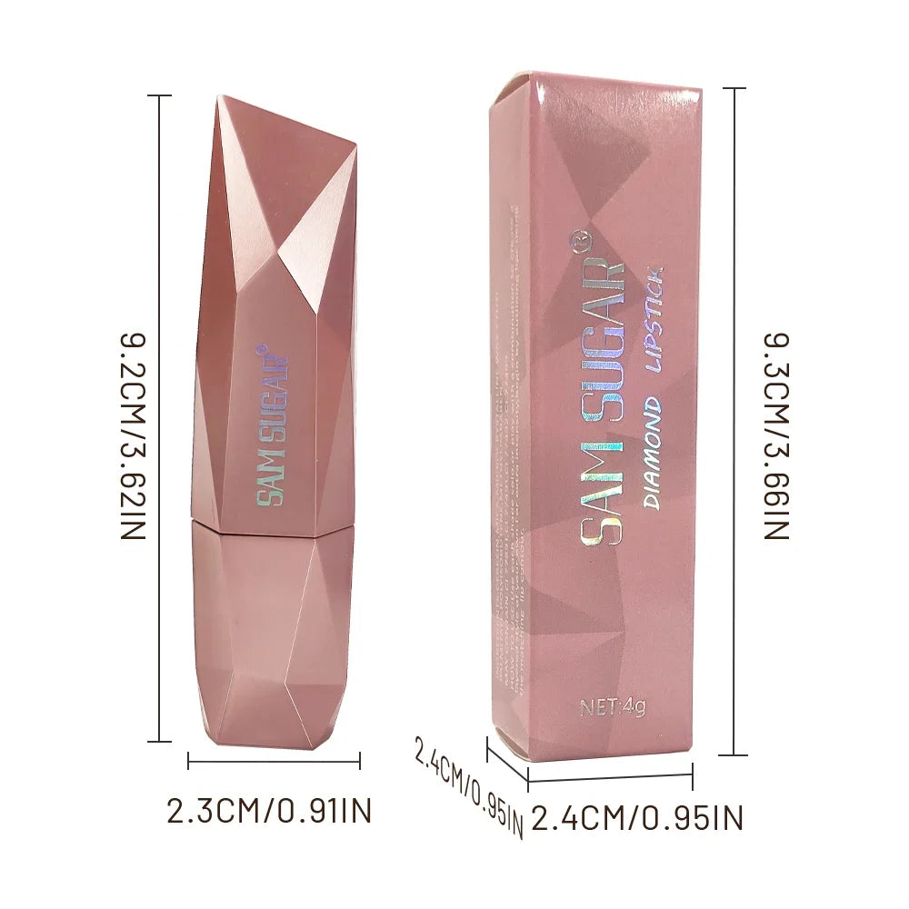 SAM SUGAR Diamond Glitter Lipstick | Metallic Waterproof Glitter Lipstick QXL