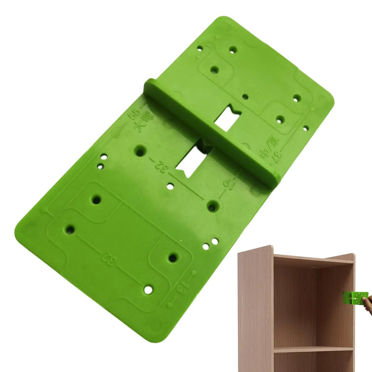 35mm Hinge Boring Jig | Cabinet Door Woodworking Guide Woodworking Hinge Jig QXL