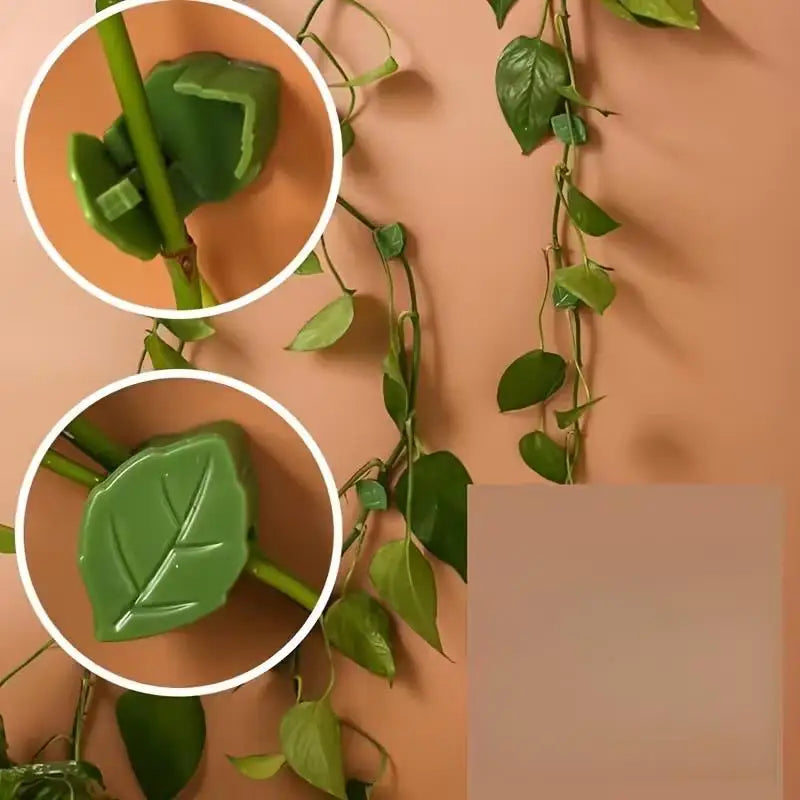 20-Pack Leaf Plant Climbing Clips | Vine & Wall Support Clips Plant Support Clips QXL