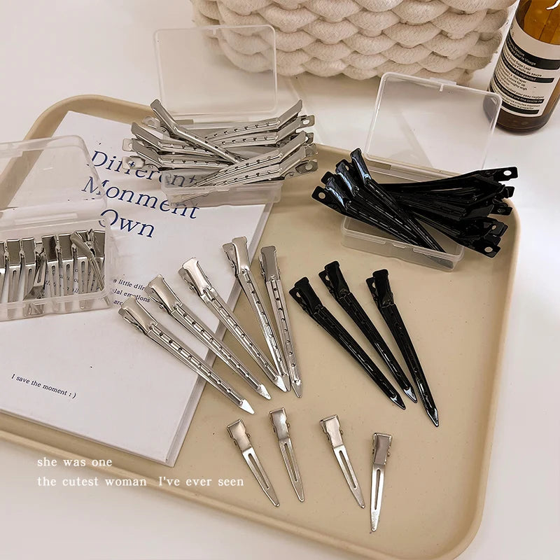 Metal Hair Sectioning Clips 5/10-Pack | Salon Styling Clamps Hair Sectioning Clips QXL