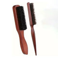 2-Piece Wooden Boar Bristle Hair Brush Set – All Hair Types Boar Bristle Hair Brush QXL TZ-sz65-sz62-2PCS