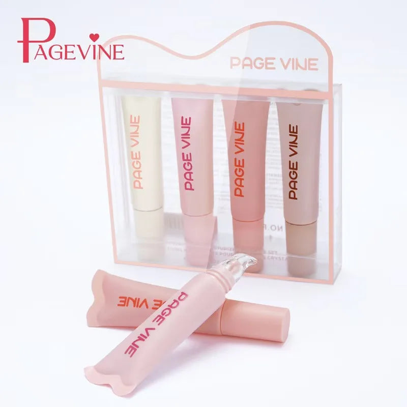 PAGE VINE Brightening Lip Oil Balm | Moisturizing & Exfoliating Lip Oil Balm QXL