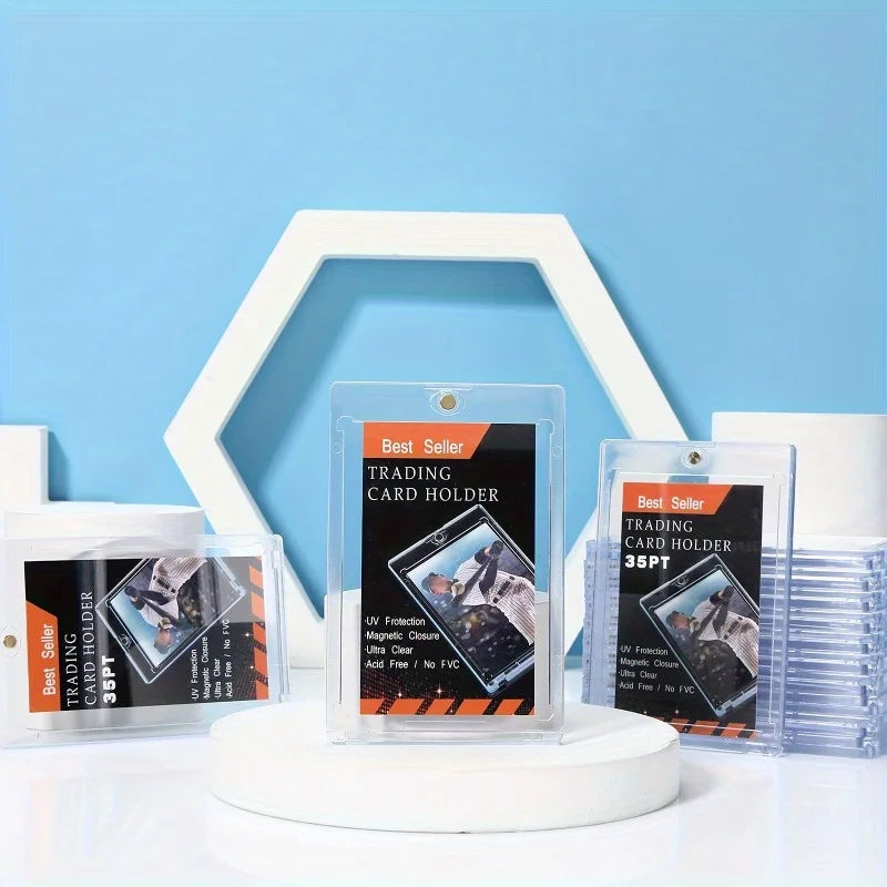 100 PT Magnetic Acrylic Trading Card Holder & Protector Case Trading Card Holder QXL