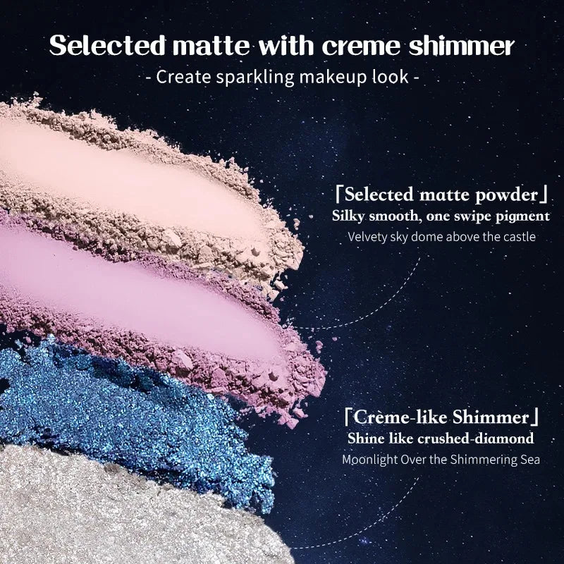 Flower Knows Moonlight Mermaid 5-Color Eyeshadow Palette Eyeshadow Palette QXL