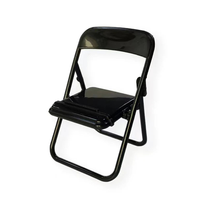 1:12 Dollhouse Miniature Folding Armchair – Scene Decor Dollhouse Miniature QXL Black