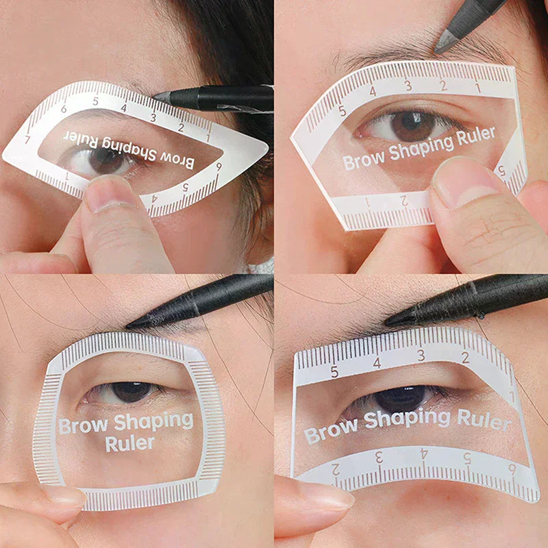 Brow Mapping Ruler | Eyebrow Shaping Stencil & Microblading Tool Eyebrow Shaping Tool QXL