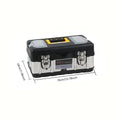 Double Layer Stainless Steel Hardware Tool Storage Box Tool Storage Box QXL small 1