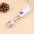 E27 to E27 Flexible Lamp Holder Extension Adapter with Switch Lamp Socket Adapter QXL Default Title