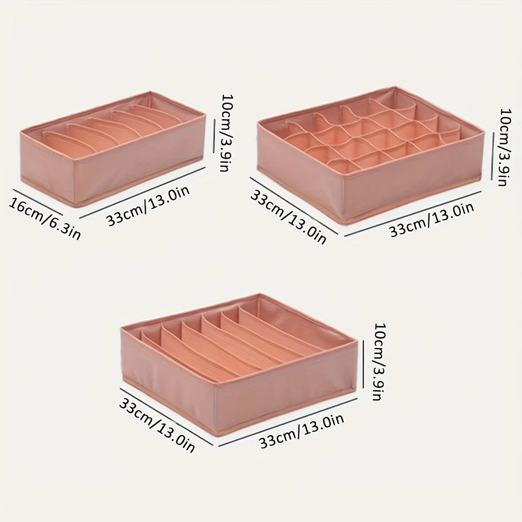 Multi-Compartment Underwear Organizer – Bras, Socks & Panties Drawer Organizer QXL