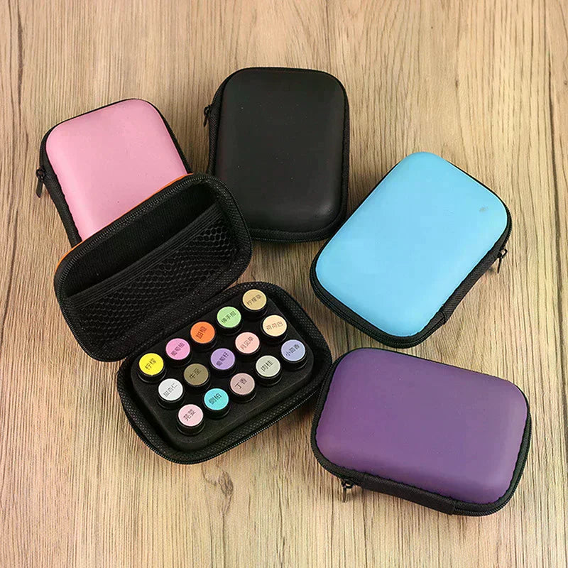15-Slot Essential Oil Case | 1ml 2ml 3ml Roller Bottle Organizer Essential Oil Organizer QXL
