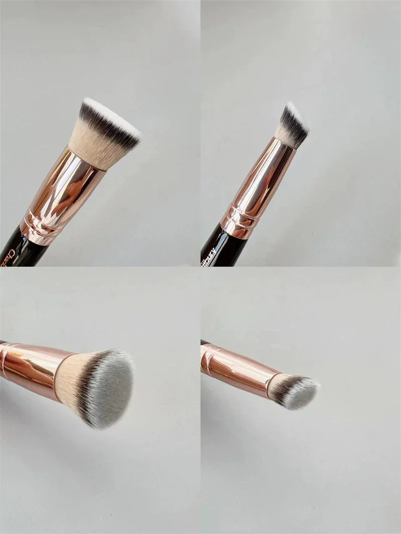Dual-Ended Foundation Brush | Liquid Powder Concealer Tool Dual-Ended Makeup Brush QXL