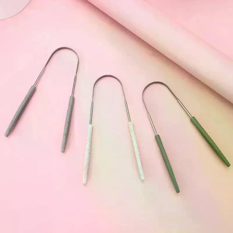 U-Shaped Stainless Steel Tongue Scraper | Fresh Breath Tongue Scraper QXL