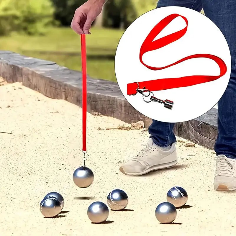 Magnetic Bocce Ball Picker | Portable Ball Retriever Tool Bocce Ball Retriever QXL