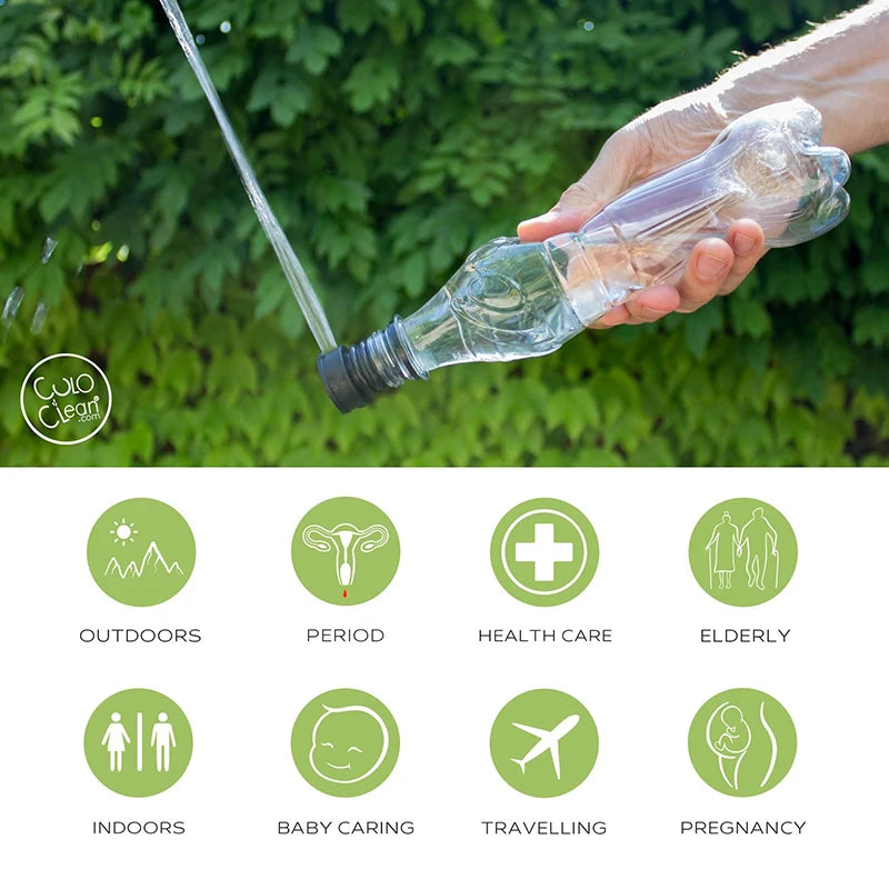 Portable Travel Bidet Cap | Ultralight Water Bottle Attachment Travel Bidet Cap QXL