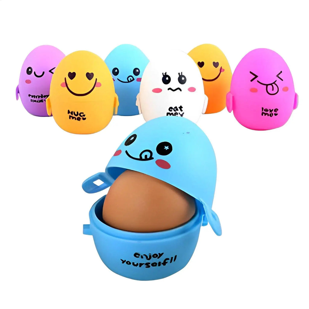 Portable Cartoon Egg Holder Box | Travel & Picnic Organizer Egg Storage Holder QXL