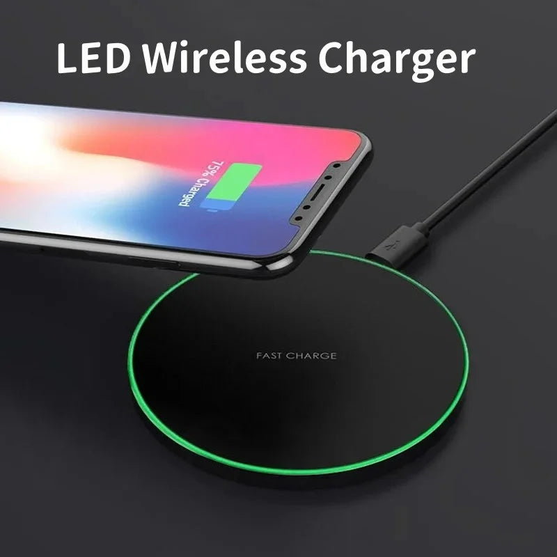 100W Wireless Charging Pad | iPhone & Samsung Fast Charger Wireless Charging Pad QXL