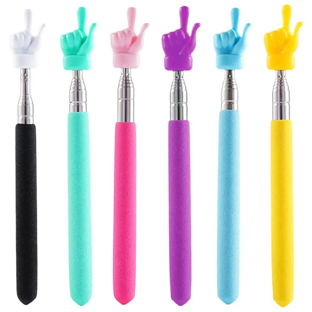 Retractable Teaching Pointer Stick | Finger Reading Tool Teaching Pointer Stick QXL