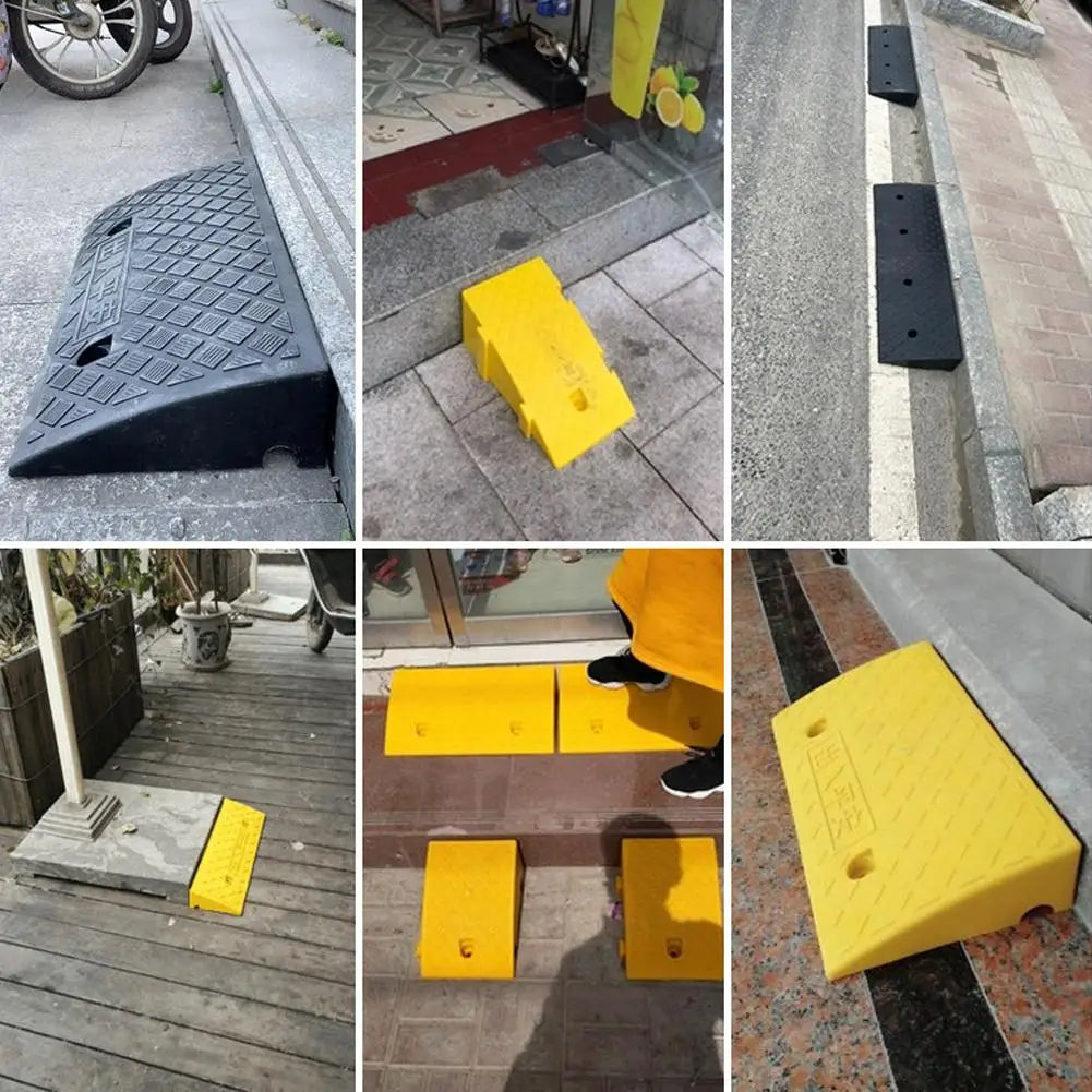 Anti-Slip Driveway Curb Ramp 7/11/13cm | Car Truck Wheel Ramp Driveway Curb Ramp QXL