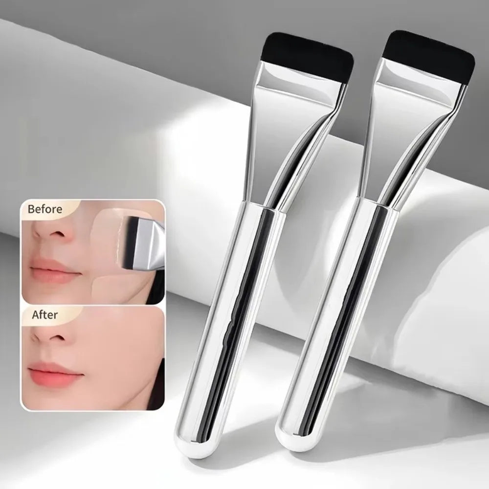 Stainless Steel Makeup Mixing Palette & Spatula Tool Makeup Mixing Palette QXL