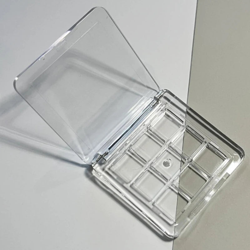 9-Grid Empty Eyeshadow Palette Case | DIY Makeup Storage Eyeshadow Palette Case QXL Default Title
