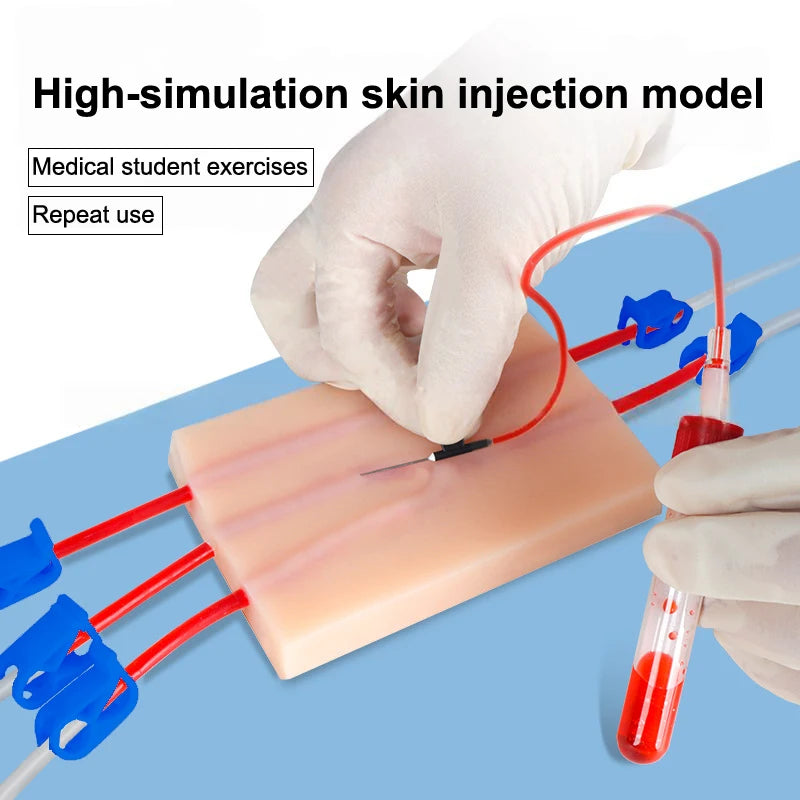 Silicone Venipuncture & Suture Training Pad | Medical Practice Medical Training Model QXL