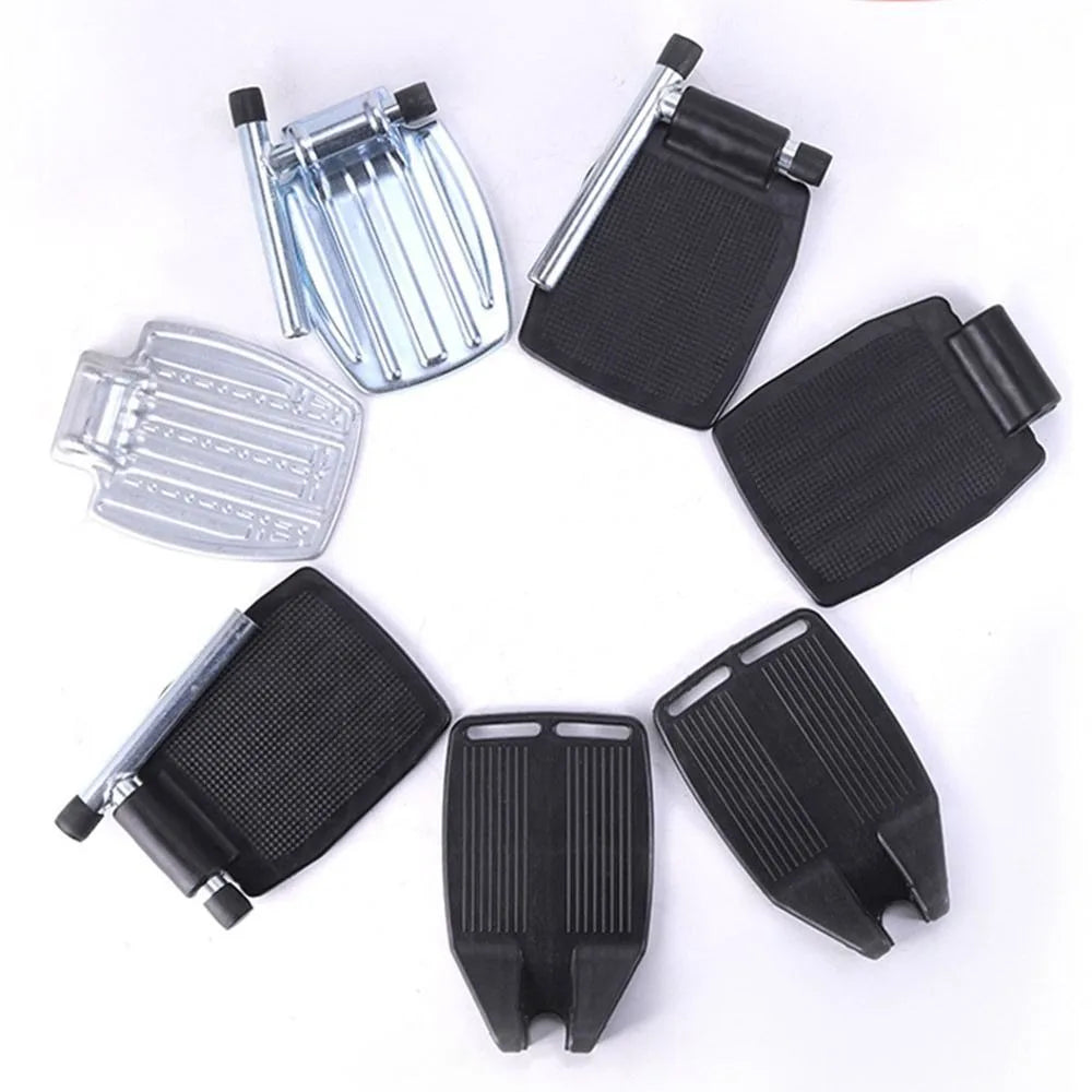 Non-Slip Wheelchair Footrest Pedal Replacement Pair | Leg Tube Wheelchair Footrest QXL