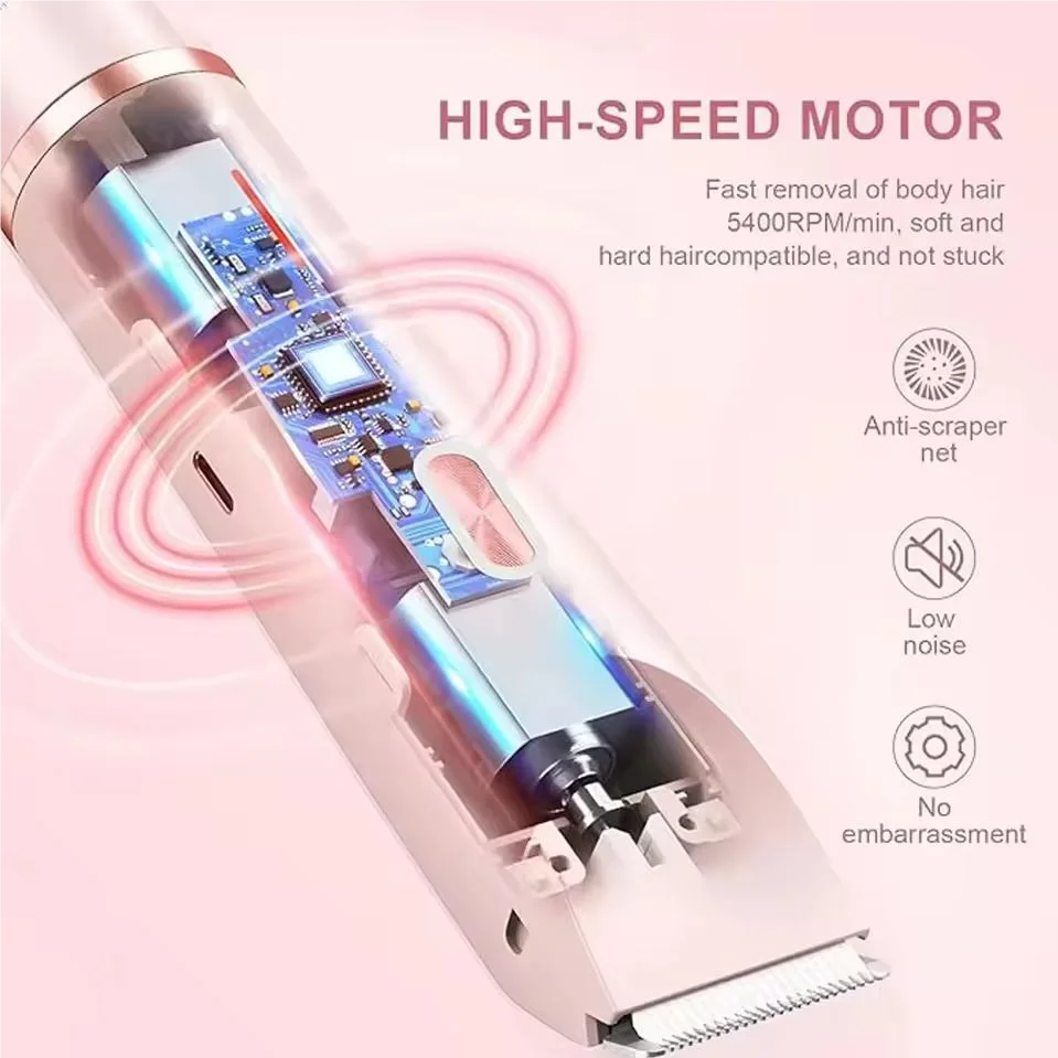 2-in-1 Electric Epilator & Bikini Trimmer | Waterproof Electric Epilator QXL