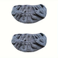 2-Pack Reusable Flat Mop Replacement Pads | Washable Polyester Mop Replacement Pads QXL 2pcs