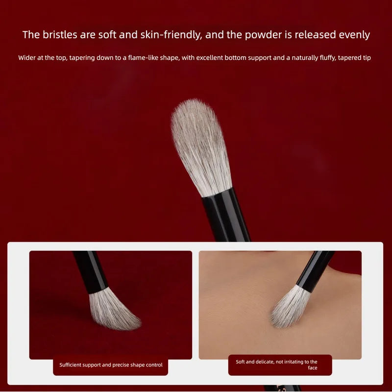 Fox Hair Round Nose Shadow & Eyeshadow Detail Brush Eyeshadow Detail Brush QXL
