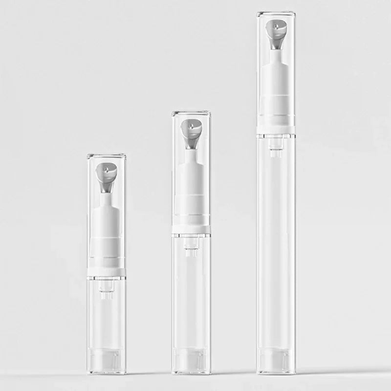 5/10ml Refillable Vacuum Pump Bottle for Eye Cream & Lip Balm Cosmetic Pump Bottle QXL