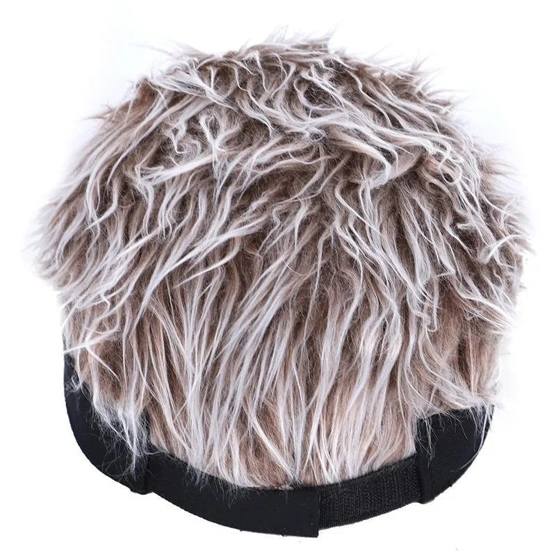 Wig Baseball Cap | Fun Novelty Hat for Men & Women Novelty Wig Hat QXL