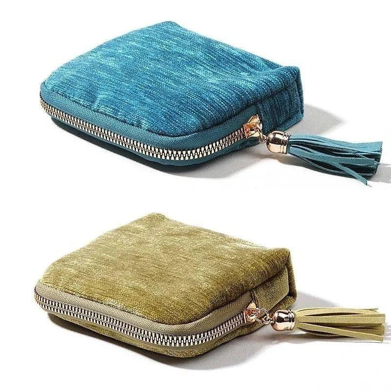 5-Layer Velvet Jewelry Travel Pouch | Organizer for Rings & More Jewelry Travel Pouch QXL