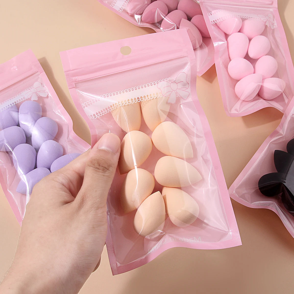 KOSSHOW 8-Pack Mini Makeup Sponges | Precision Concealer Blending Mini Makeup Sponges QXL