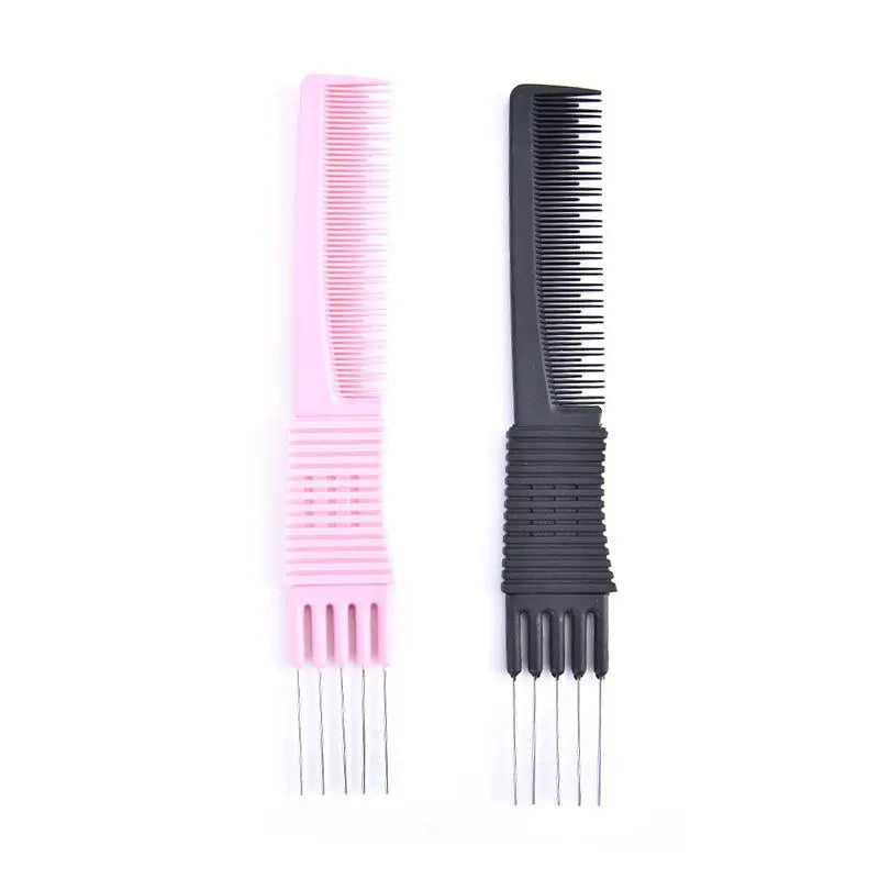 Men's Double-Sided Barber Comb | Steel Needle Fork Hair Tool Barber Hair Comb QXL