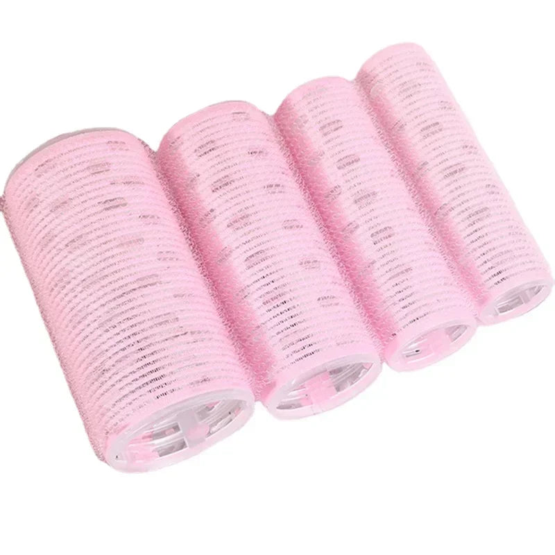 Self-Adhesive Magic Hair Rollers | Heatless DIY Curl Styling Hair Curler Roller QXL