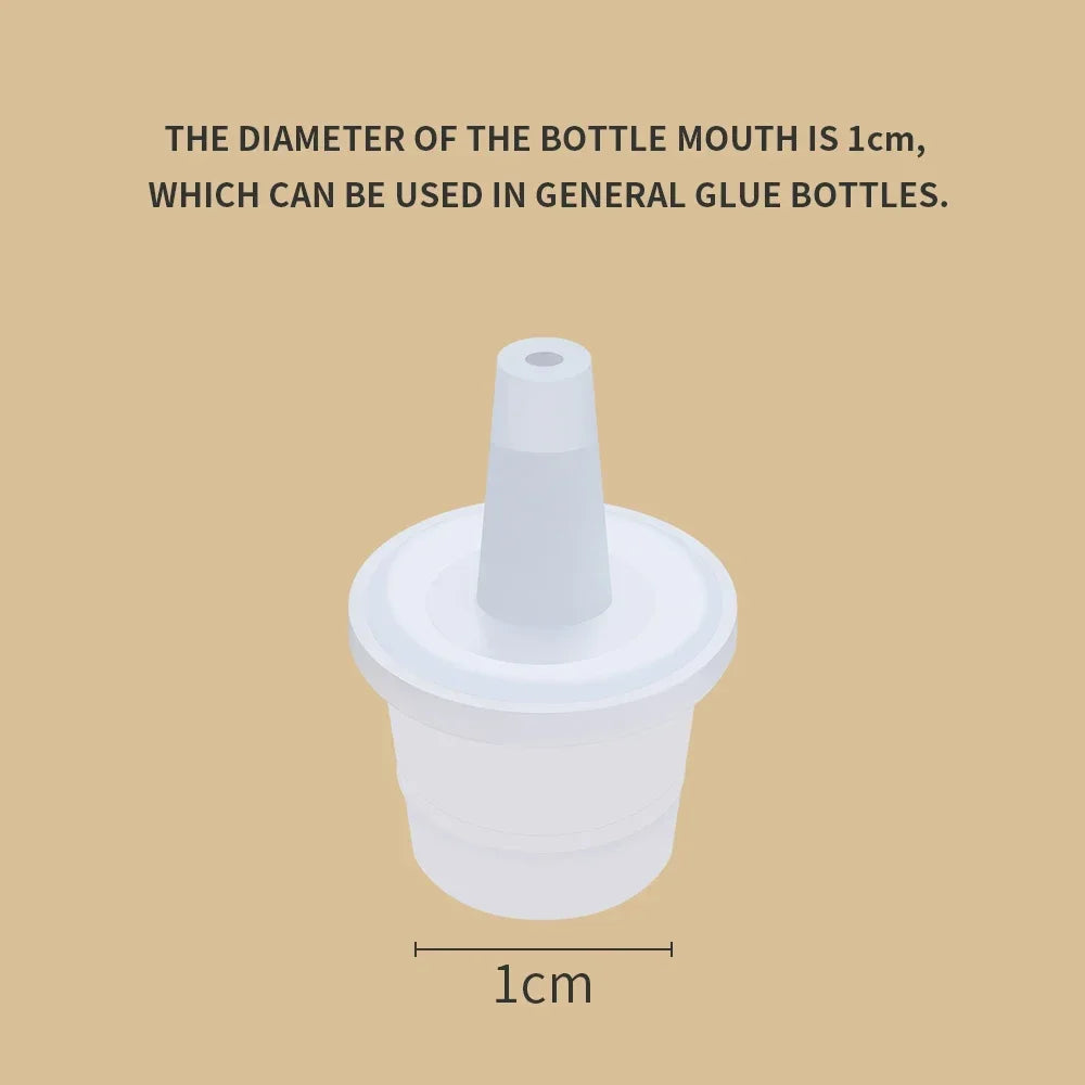 Eyelash Glue Bottle Opener & Anti-Blocking Caps – 10/20 Pack Lash Glue Bottle Tool QXL