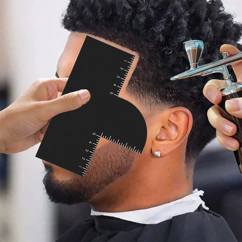 Beard Shaping & Hairline Styling Card | Precision Barber Tool Beard Shaping Tool QXL