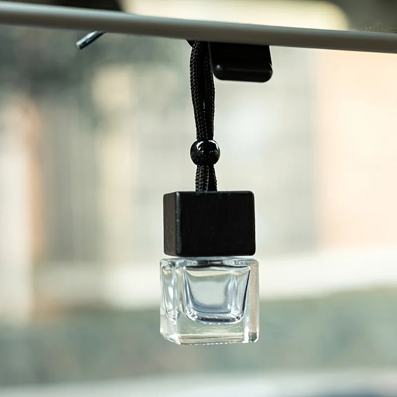 Refillable Car Essential Oil Diffuser Bottle | Tinted Square Cap Car Fragrance Diffuser QXL