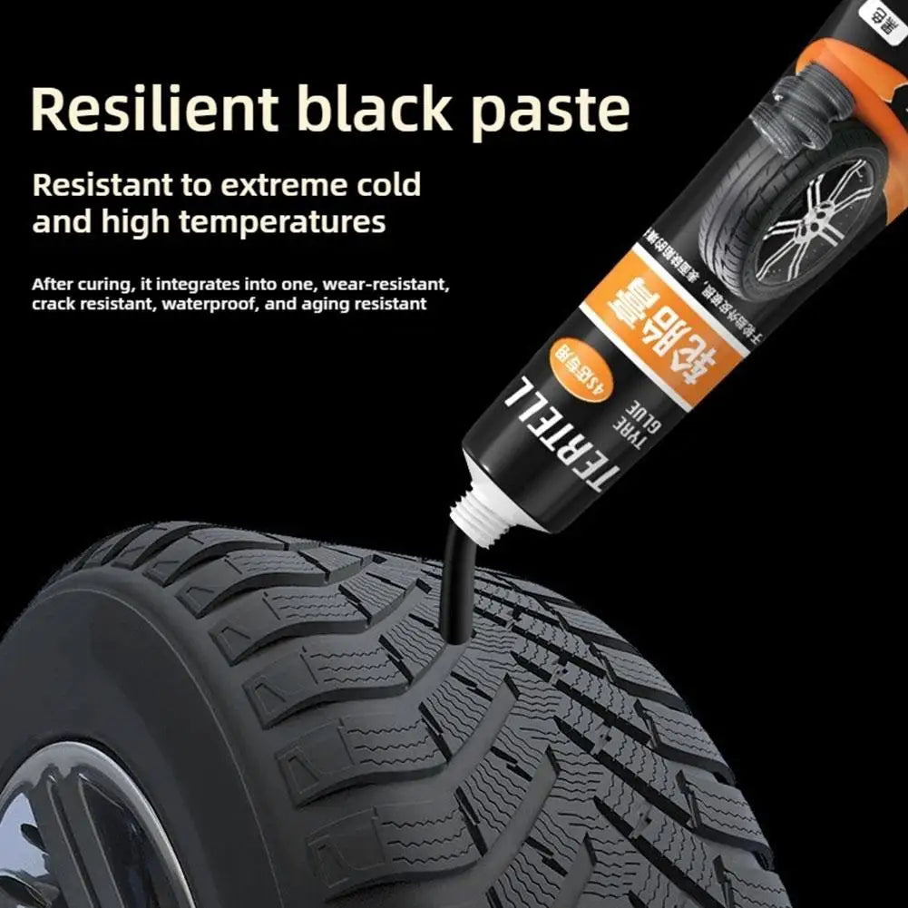 Car Tire Repair Glue | Rubber Bonding Adhesive Sidewall Seal 30ml Tire Repair Adhesive QXL