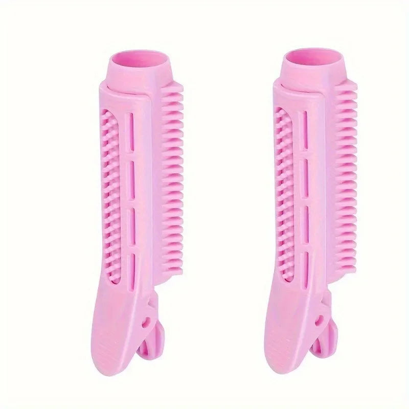 2-Pack Fluffy Hair Clip Curlers for Bangs & Crown Volume Hair Clip Curler QXL
