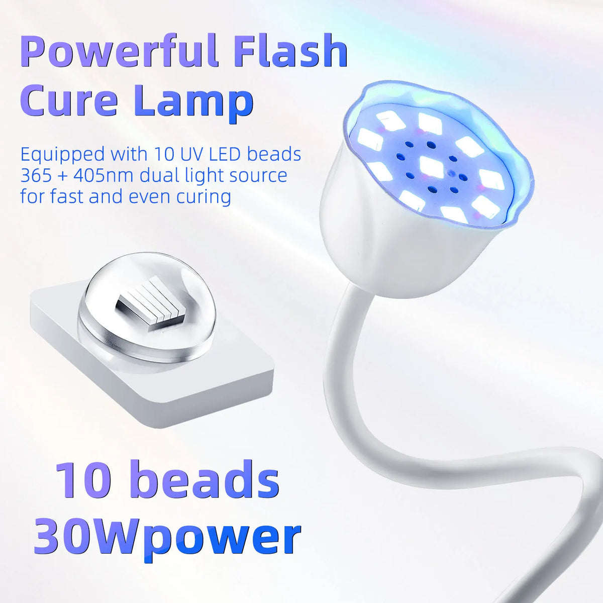 360° Wireless UV LED Nail Lamp | Portable USB Gel Dryer UV LED Nail Lamp QXL