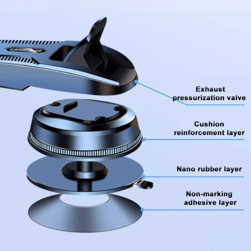 360° Car Phone Mount | Dashboard & Windshield Holder Car Phone Mount QXL