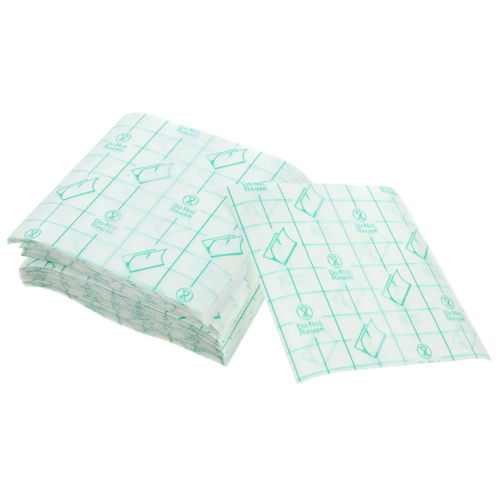100-Pack Adhesive Makeup Hand Palettes | Foundation Mixing Makeup Mixing Palette QXL