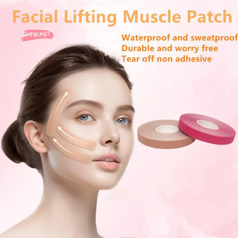 Facial Lifting Tape Roll | Forehead, Chin & Neck Firming Facial Lifting Tape QXL