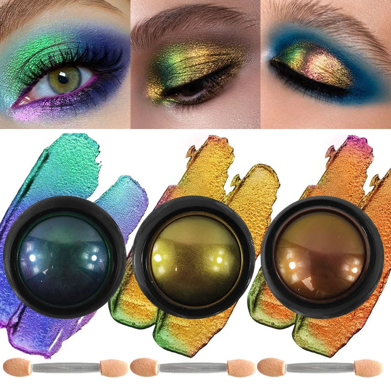 Multi-Chrome Chameleon Eyeshadow Shifting Pigment Powder Holographic Eyeshadow Pigment QXL